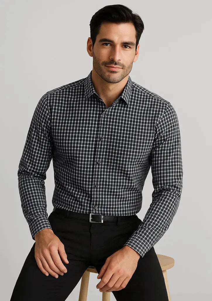 Biz Corporates Noah Long Sleeve Shirt RS070ML Biz Corporates